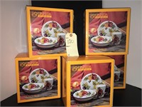 ONEIDA VINTAGE FRUIT DISH SET 5 BOX SETS