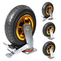 Set of 4:  8 Heavy Duty Casters Wheels