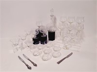 Etched Bulgaria Wine Decanter Set