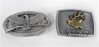 Remington Metal Belt Buckles (2)