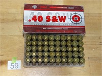 40 S&W 165gr Rnds 50ct