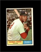 1961 Topps #52 George Crow EX to EX-MT+