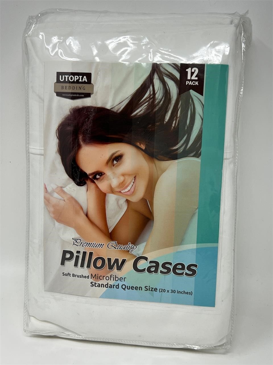 NEW Pack of Queen MIcrofiber Pillowcases