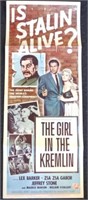 Girl in the Kremlin (1957) original folded insert