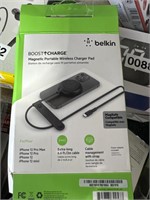 BELKIN WIRELESS CHARGER PAD RETAIL $40