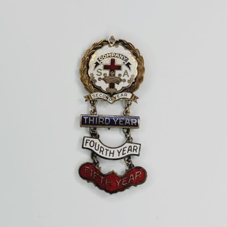 Vintage Salvation Army Service Enamel Pin