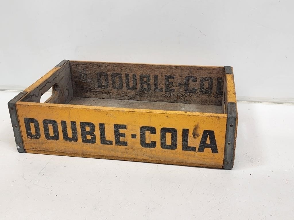 Double Cola Wooden Bottle Crate