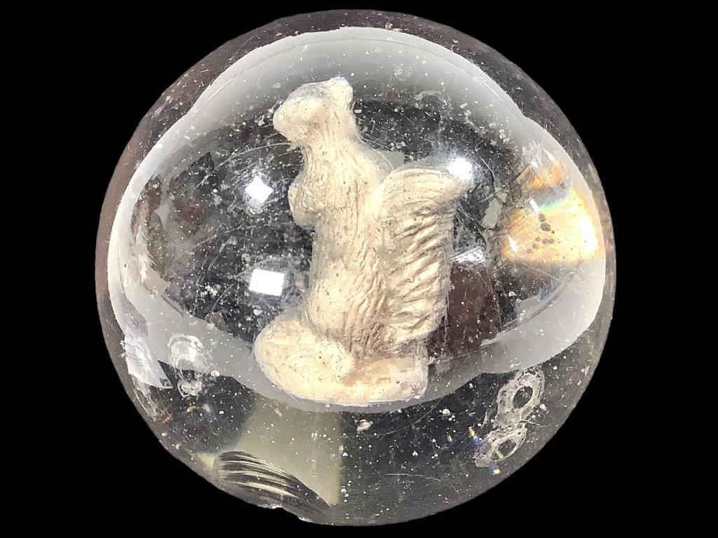 2" + Oversized Sulfide Marble Squirrel