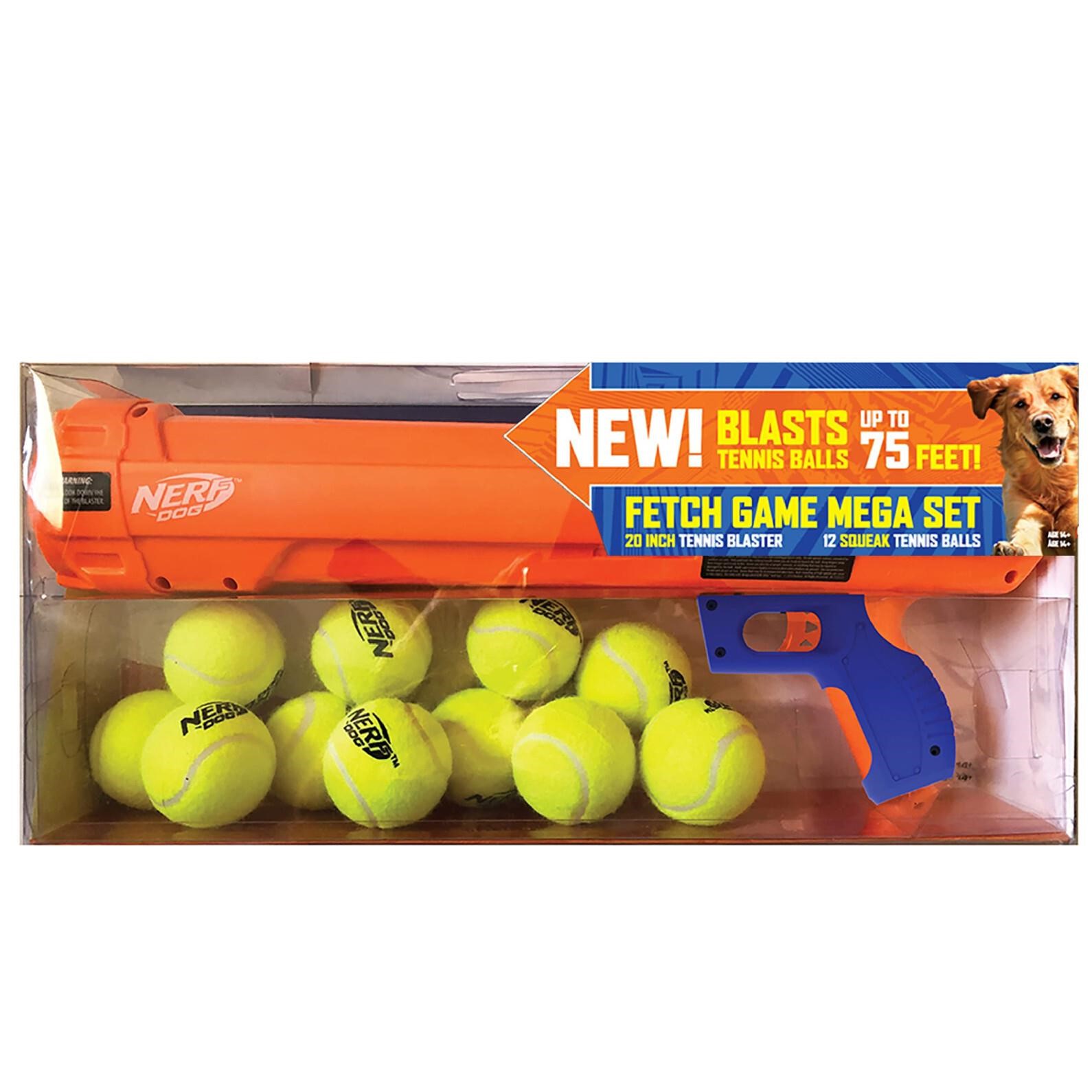 Nerf Dog Fetch Game Mega Set Dog Toy, Includes 20