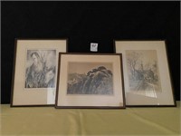3 Signed Drawings