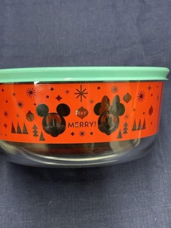 Disney Pyrex dish with lid