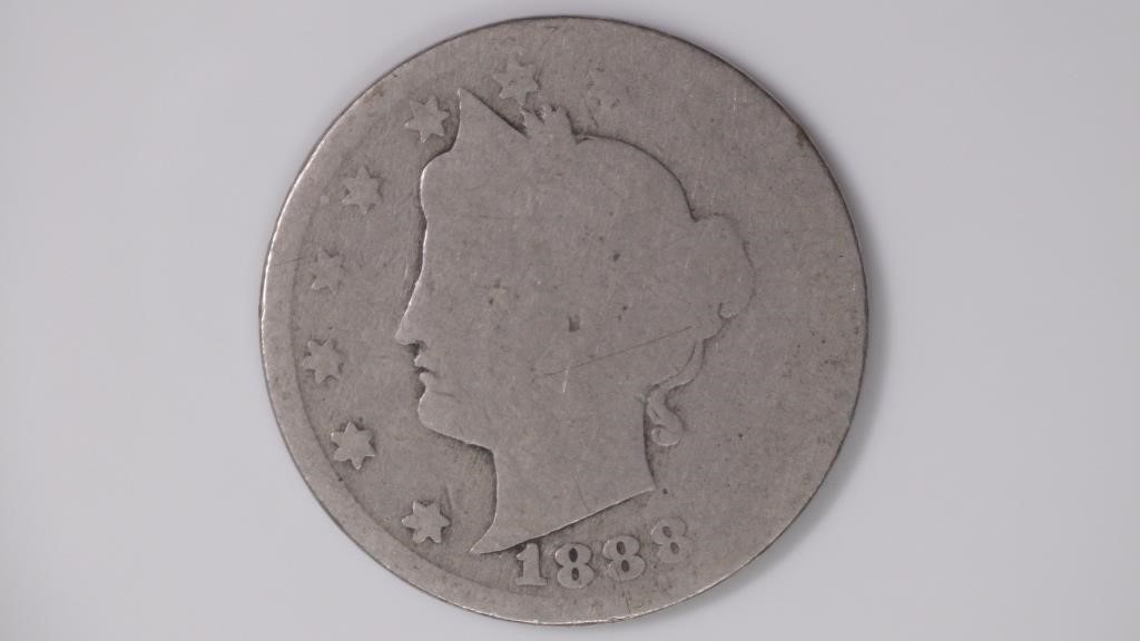 1888 Liberty Head V Nickel