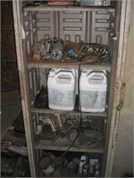 WEST CABINET WITH CONTENTS