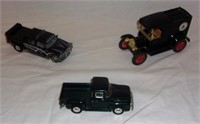Die cast vehicles w/ Model T.