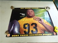 Gilbert Brown Signed Poster - Not Authenticated