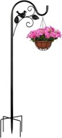 Fave Plus Shepherds Hook Metal Hummingbird Feeder