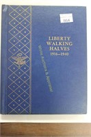 Liberty Walking Halves in Coll. Book - 1916 > 1940