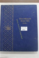 Franklin Halves in Collectors Book - 1948 > 1963