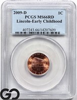 2009-D Life of Lincoln Penny Set, PCGS MS66 RD