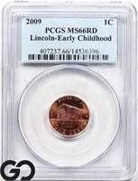 2009 Life of Lincoln Penny Set, PCGS MS66 RD