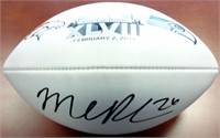 Michael Robinson Autographed  Football