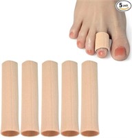 Cuttable Toe Tubes Sleeves 5 Pack, Made of Elastic