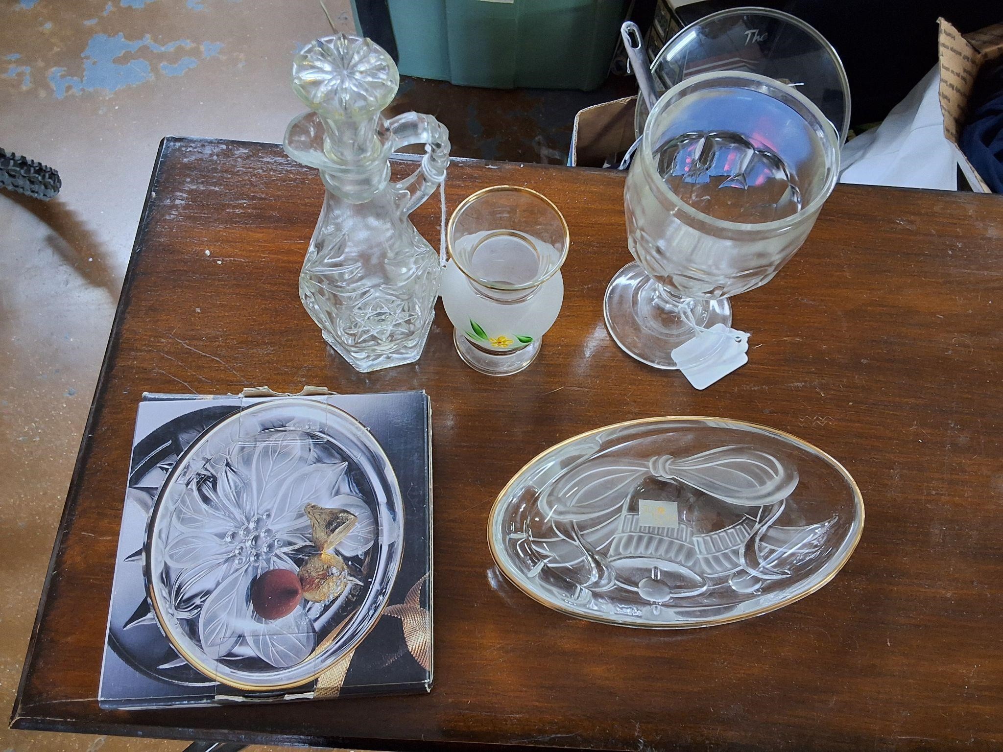 Vintage glass lot