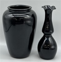 Black Amethyst Vases