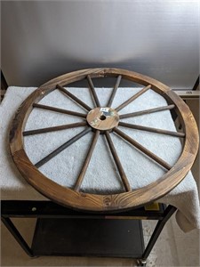 Wooden Wagon Wheel-Decorative