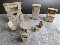 8 Pc Miniature Doll House Furniture