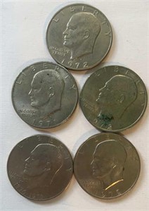 (5) Eisenhower Dollars