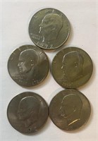(5) Eisenhower Dollars