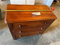 3 drawer dresser w/ wood knob pulls