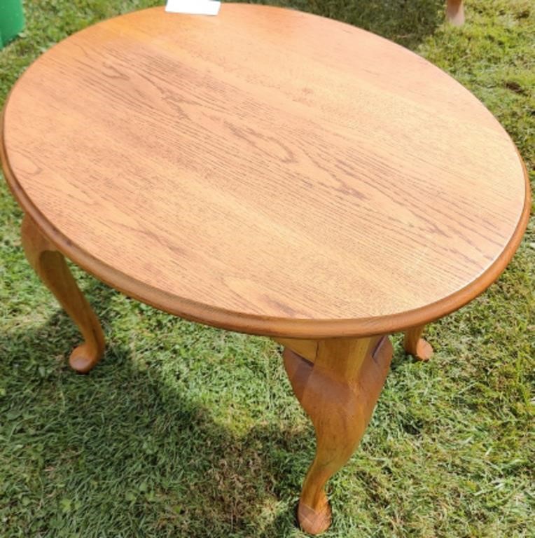 Wooden Oval Table