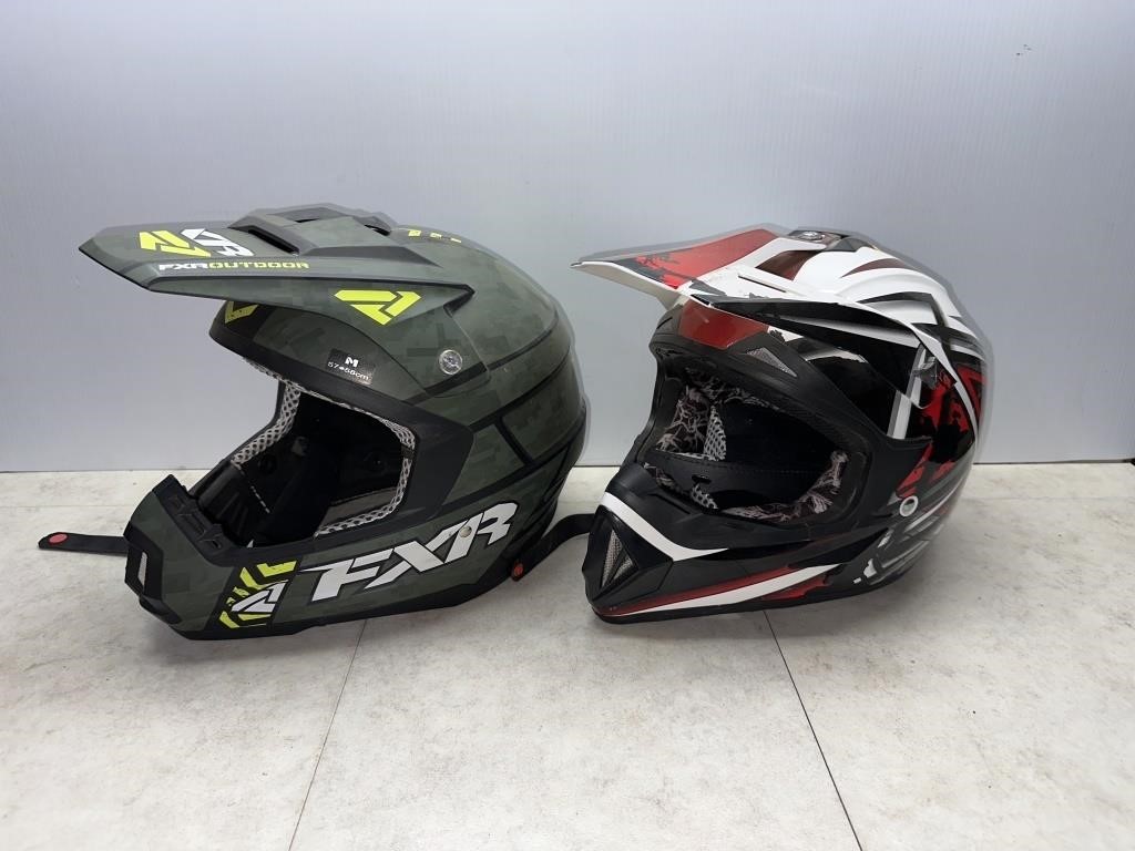 Two size M helmets