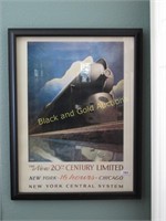 20 X 26 Framed New York Central Print