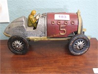 10 Inch Cast Iron Race Car Toy