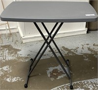 30" Poly Top Adjustable Table