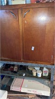Vintage - wooden cabinet- 29.5 h. x  36.5 inches