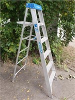 Warner 6' aluminum step ladder