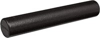 High-Density Round Foam Roller, Black