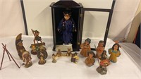 Native American Figurines & Ashely Bell Porcelain
