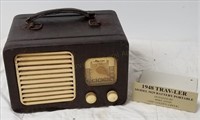 1948 Trav-Ler Model 5029 Portable Tube Radio