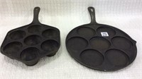 Pair of Cast Iron Muffin Pans