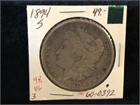 1894 S Morgan Silver Dollar Better Date