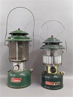 Two Vintage Coleman Lanterns