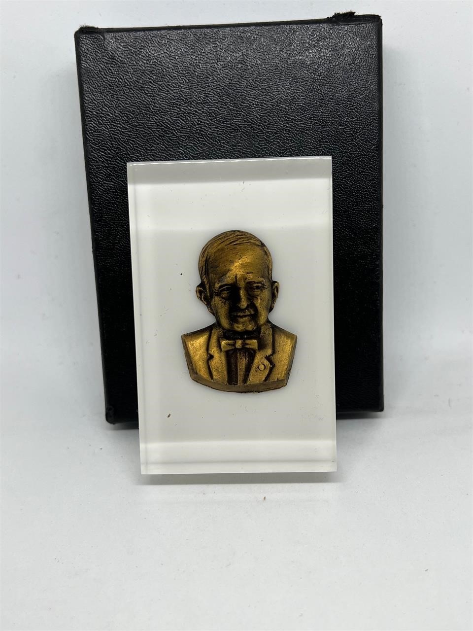 Vintage JC Penney Award Statue Bust Paperweight