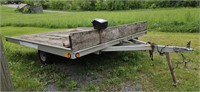 2002 Tilt Bed Snowmobile Trailer