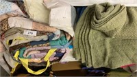 Large Lot of Quilts & Blankets