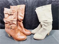 2 Pair Of Boots Size 6/7